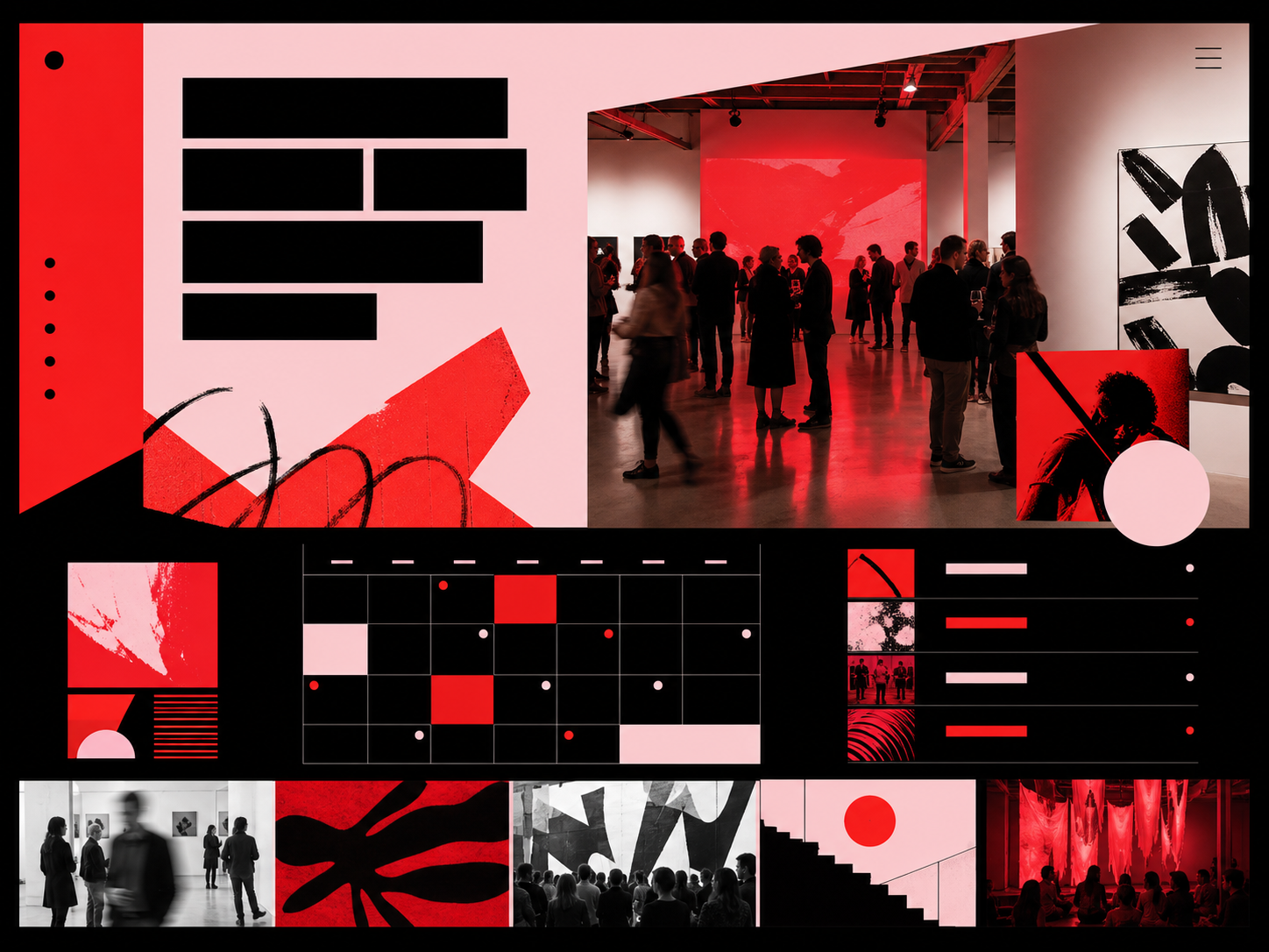 Community arts website concept